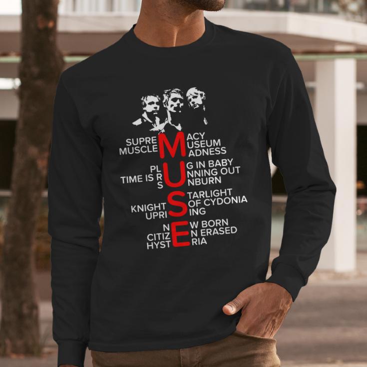 Muse Music Long Sleeve T-Shirt Gifts for Him