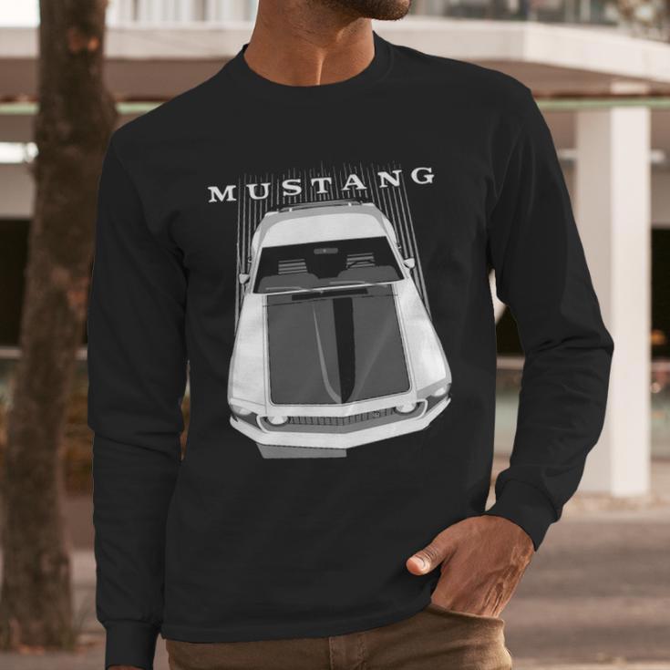 Mustang Boss 69 White Long Sleeve T-Shirt Gifts for Him