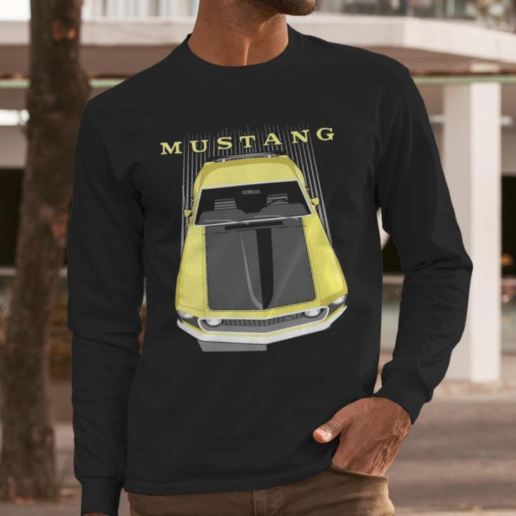 Mustang Boss 69 Yellow Long Sleeve T-Shirt Gifts for Him