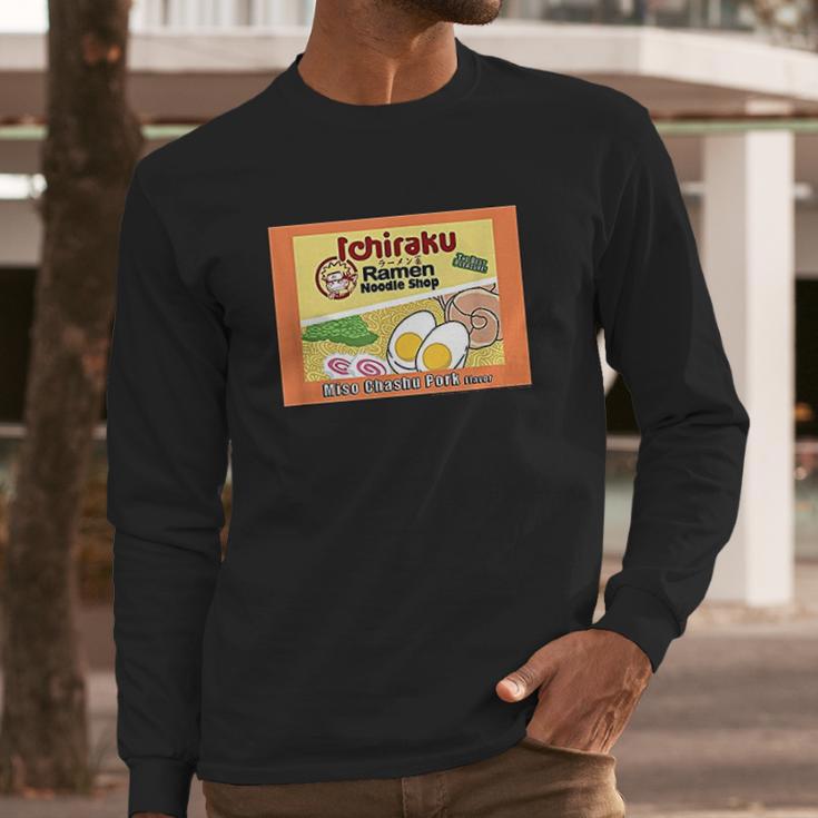 Naruto Shippuden Ichiraku Ramen Packet Long Sleeve T-Shirt Gifts for Him