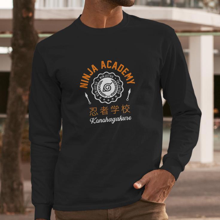 Naruto Shippuden Ninja Academy Seal Long Sleeve T-Shirt Gifts for Him