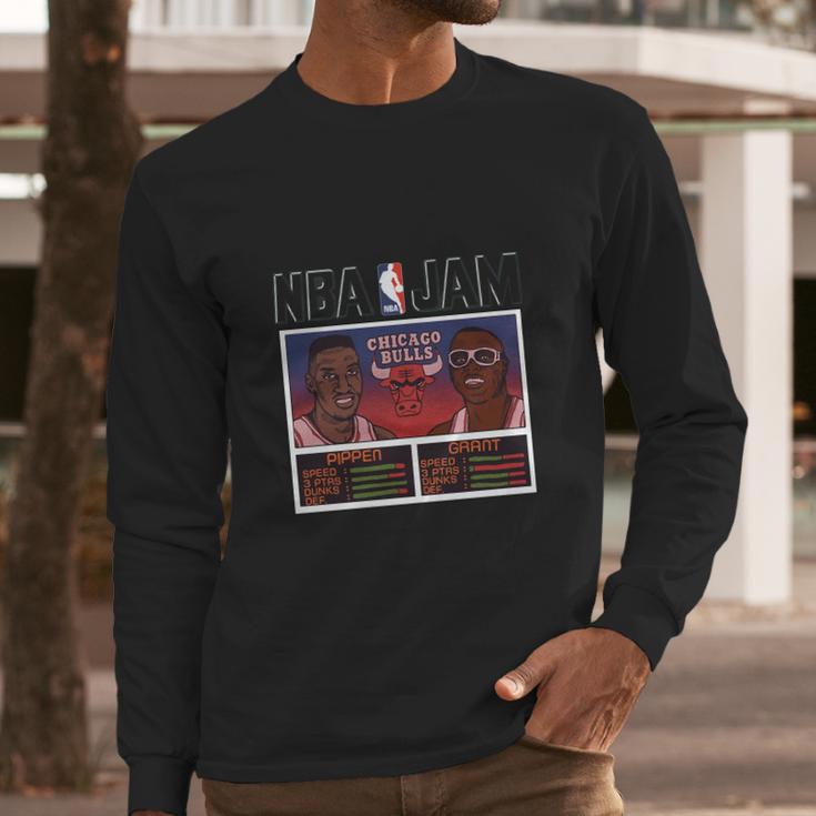 Nba Jam Chicago Bulls - Copy Long Sleeve T-Shirt Gifts for Him