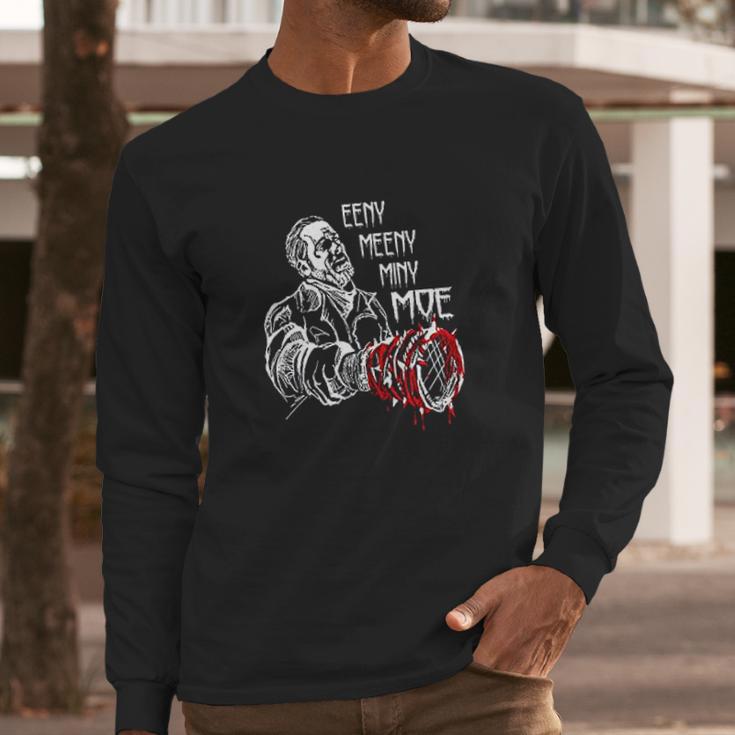 Negan Eeny Meeny Miny Moe Long Sleeve T-Shirt Gifts for Him