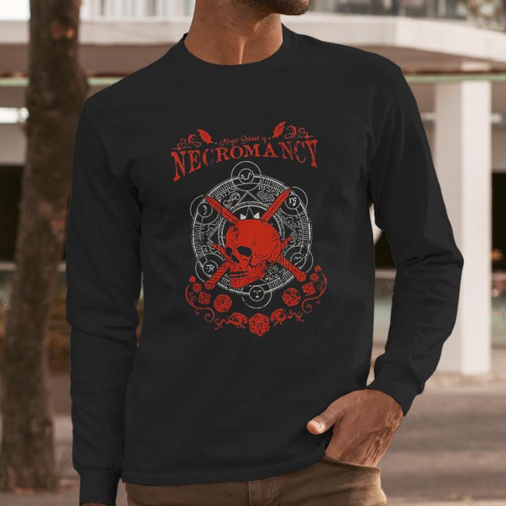 New Graphic Necromancy Long Sleeve T-Shirt Gifts for Him