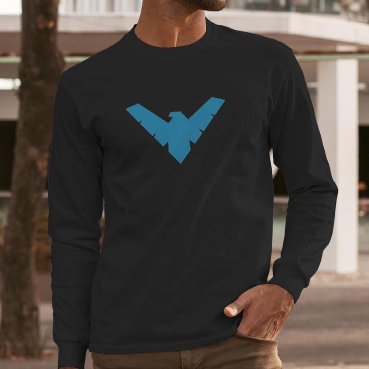 Nightwing Symbol Long Sleeve T-Shirt Gifts for Him