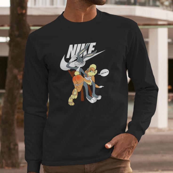 Nike Bugs Bunny Spanking Lola Just Do It Long Sleeve T-Shirt Gifts for Him