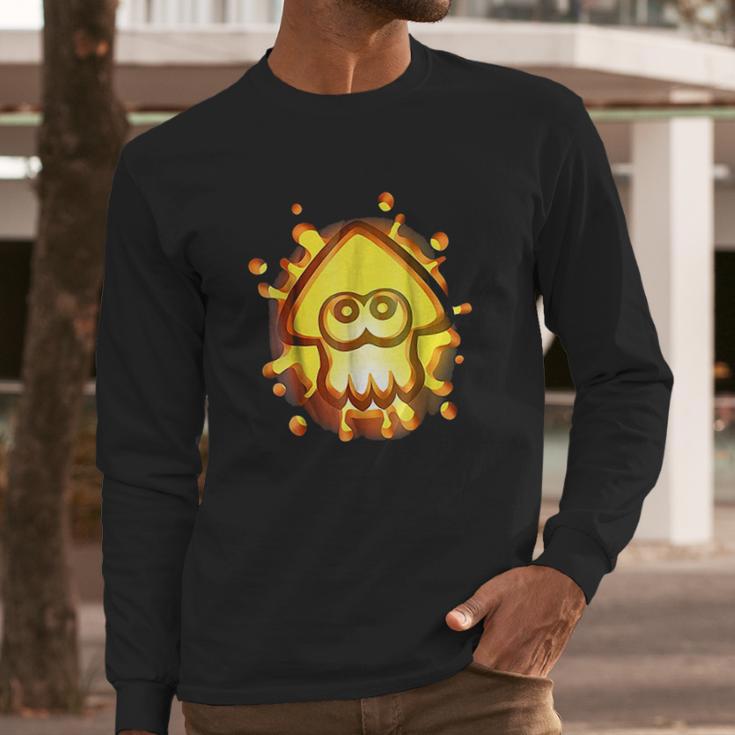 Nintendo Splatoon Inkling Halloween Pumpkin Graphic Long Sleeve T-Shirt Gifts for Him