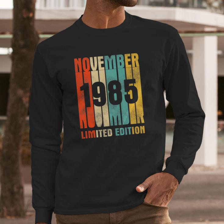 November 1985 36Th Birthday Gift 36 Years Old Long Sleeve T-Shirt Gifts for Him