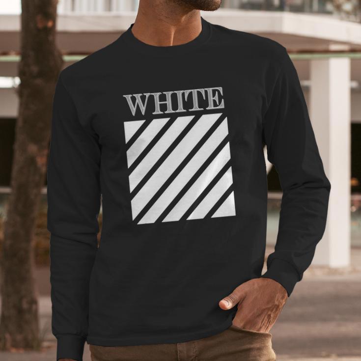 Off WhiteShirt Long Sleeve T-Shirt Gifts for Him