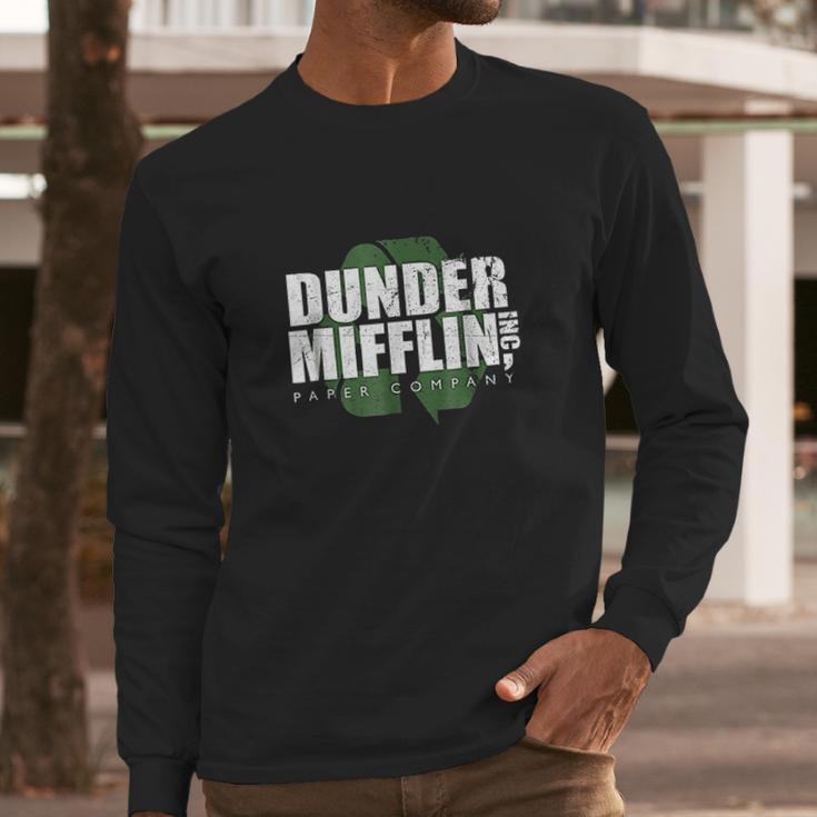 The Office Dunder Mifflin Recycle Comfortable Long Sleeve T-Shirt Gifts for Him