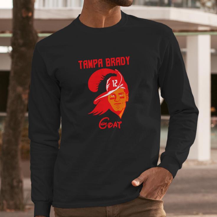 Official Tampa Brady Goat Shirt Long Sleeve T-Shirt Gifts for Him