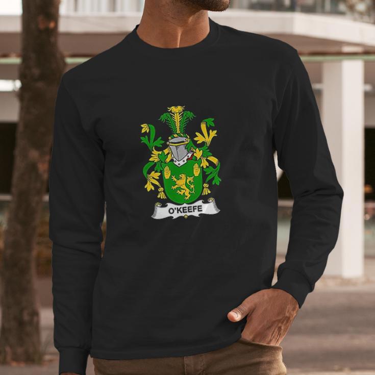 Okeefe Coat Of Arms Family Crest Long Sleeve T-Shirt Gifts for Him