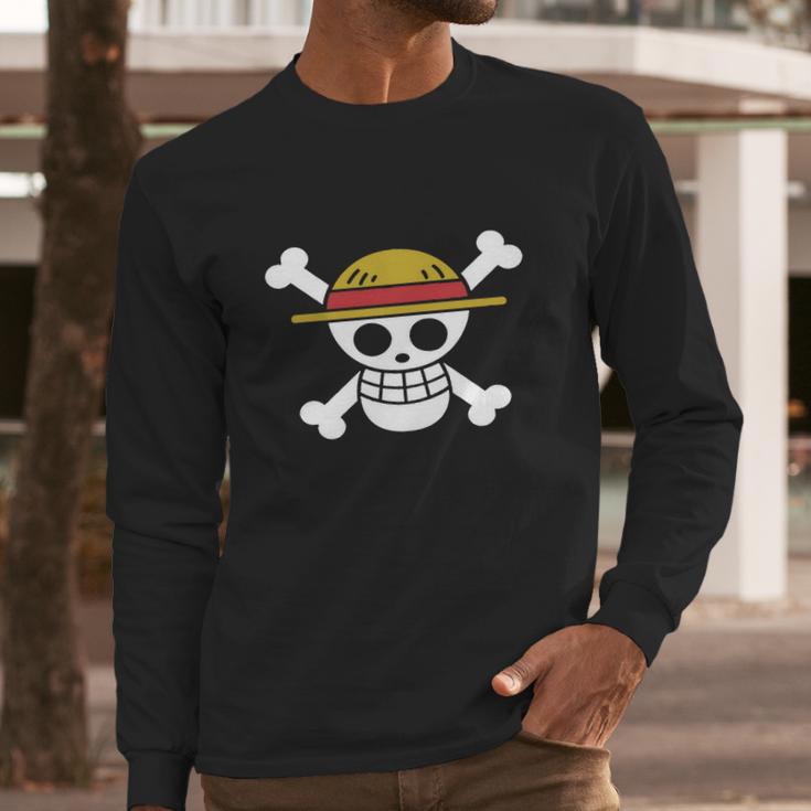 One Piece - Straw Hat Logoone Piece Collection Long Sleeve T-Shirt Gifts for Him