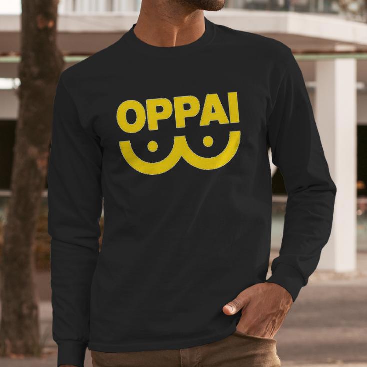 Oppai Basic Long Sleeve T-Shirt Gifts for Him