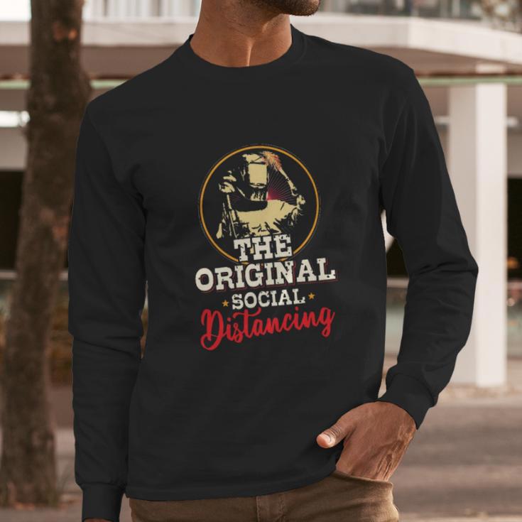 The Original Social Distancing Long Sleeve T-Shirt Gifts for Him