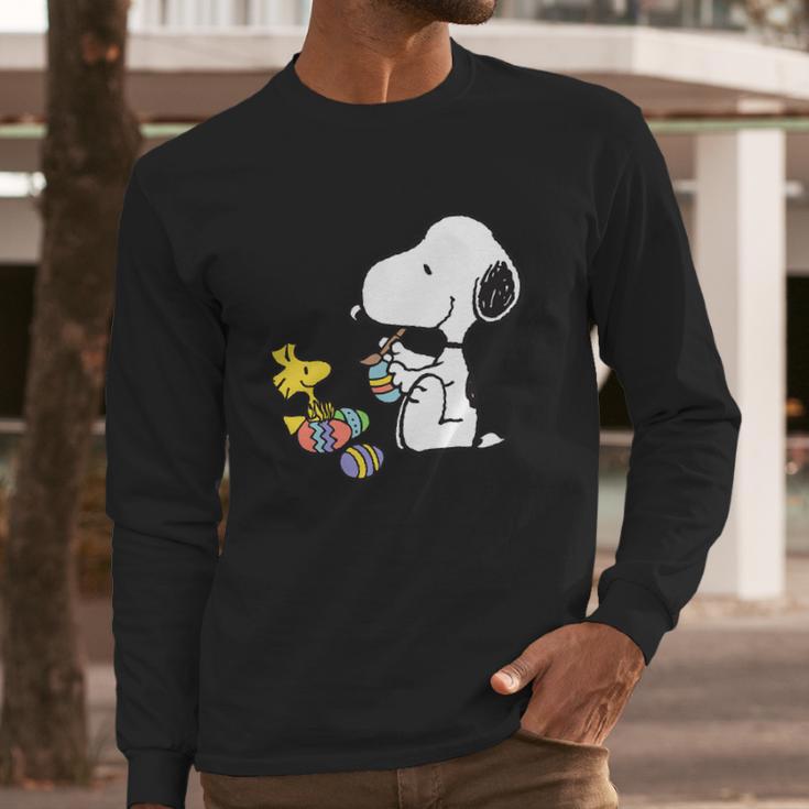 Peanuts Snoopy Easter Egg T-Shirt Long Sleeve T-Shirt Gifts for Him