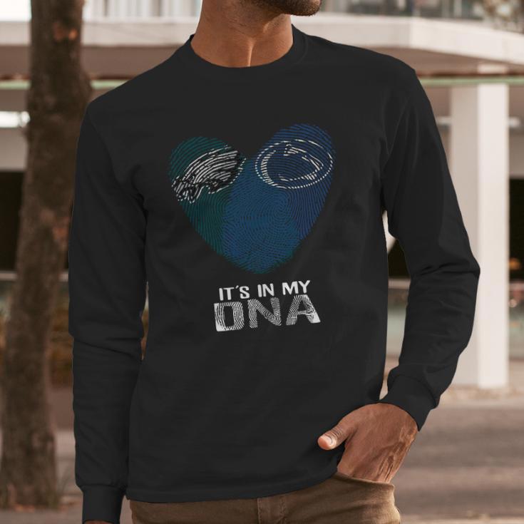 Penn State Nittany Lions Eagles Its In My Dna Tshirt Long Sleeve T-Shirt Gifts for Him