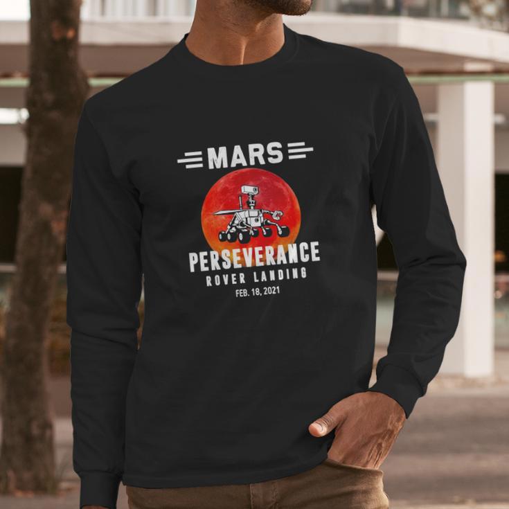 Perseverance Mars Rover Landing 2020 2021 Space Long Sleeve T-Shirt Gifts for Him