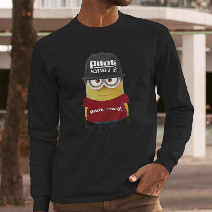 Pilot Flying J Funny Shirt Long Sleeve T-Shirt Gifts for Him