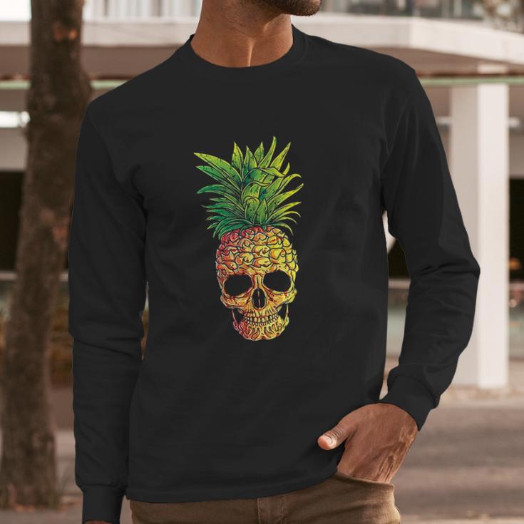 Pineapple Aloha Beaches Hawaiian Hawaii Halloween Long Sleeve T-Shirt Gifts for Him