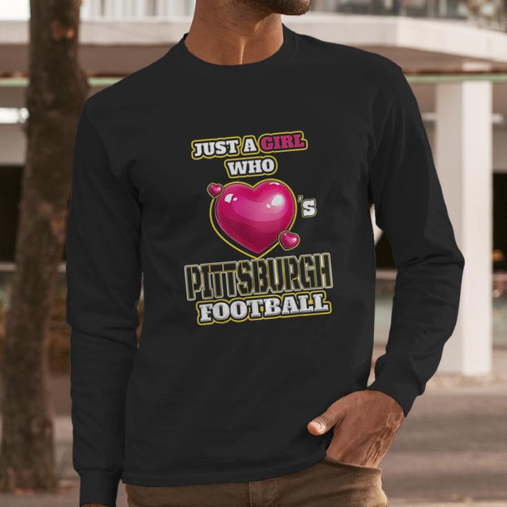 Pittsburgh Football Retro Vintage Pennsylvania Steele Long Sleeve T-Shirt Gifts for Him