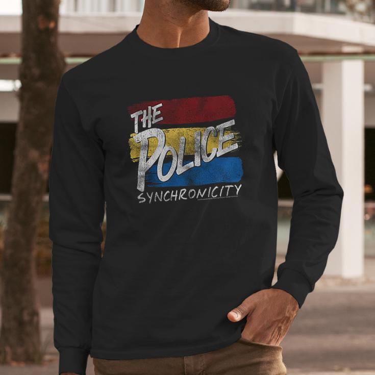 The Police Rock Band Sync Inverted Synchronicity Long Sleeve T-Shirt Gifts for Him