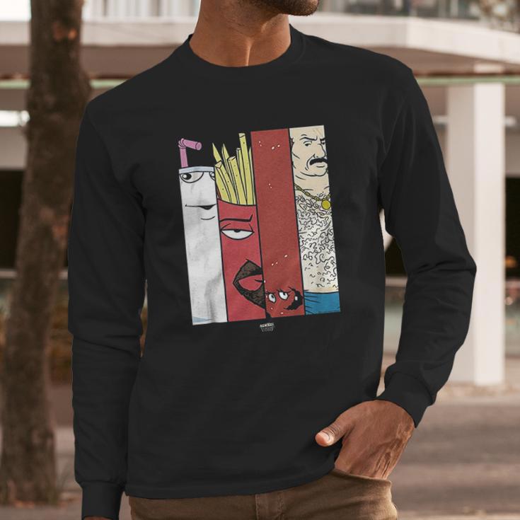 Popfunk Aqua Hunger Force Group Tiles Long Sleeve T-Shirt Gifts for Him