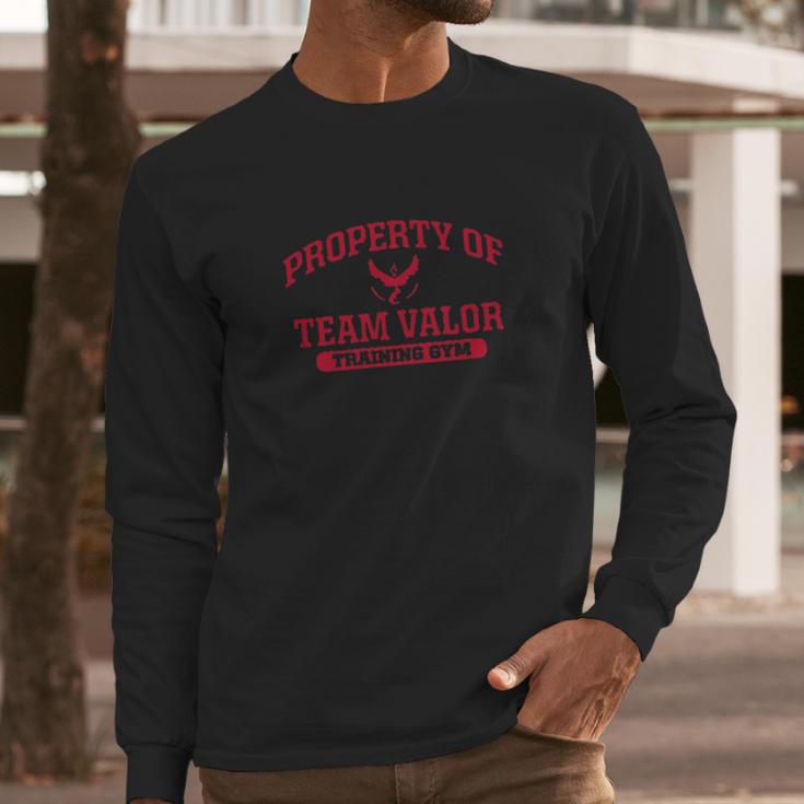 Property Of Team Valor Long Sleeve T-Shirt Gifts for Him