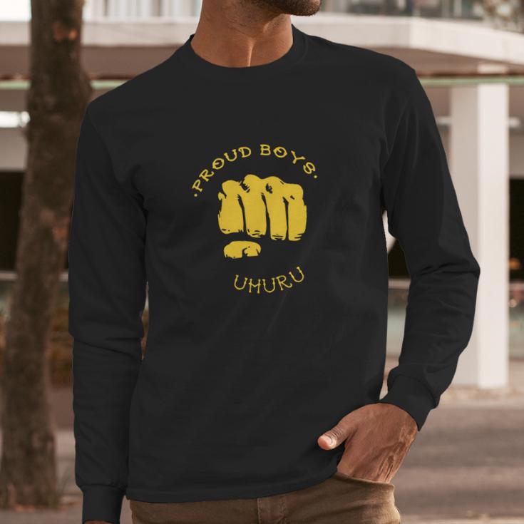 Proud Boys Umuru Art Long Sleeve T-Shirt Gifts for Him