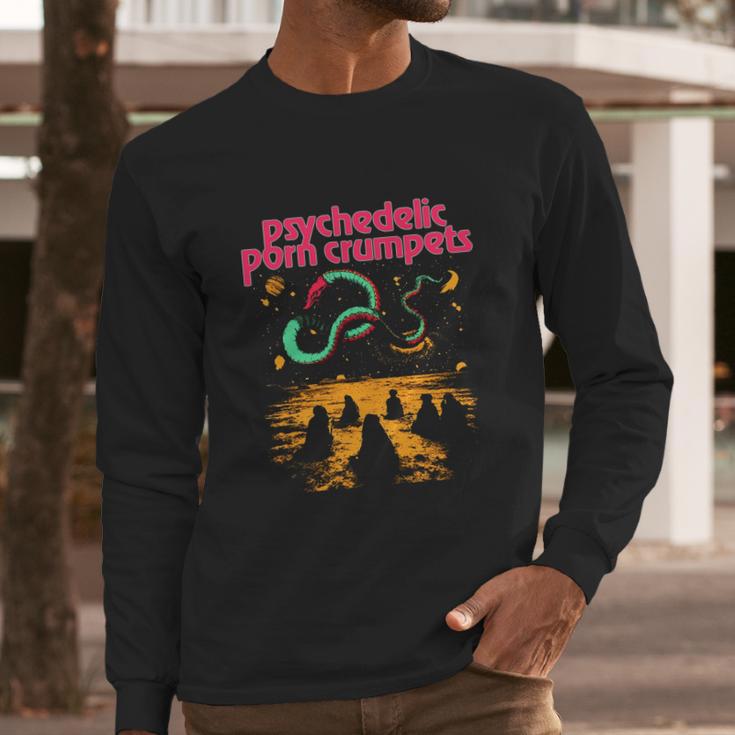 Psychedelic Porn Crumpets Space SnakeShirt Shirt Long Sleeve T-Shirt Gifts for Him