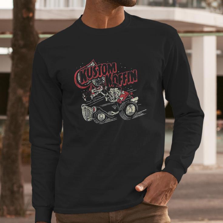 Psychobilly Horror Punk Rock Hot Rod Gasser Long Sleeve T-Shirt Gifts for Him