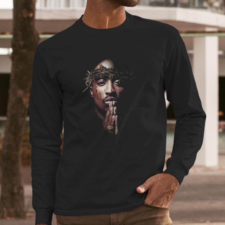 Rapper Tupac 3D Print Long Sleeve T-Shirt Gifts for Him