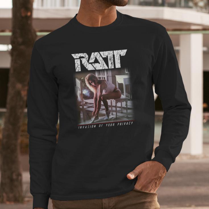 Ratt - Invasion Of Your Privacy Tee Long Sleeve T-Shirt Gifts for Him