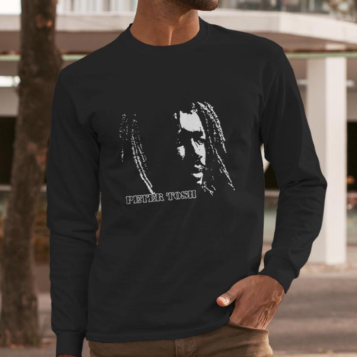 Retro Graphic Peter Tosh Art Long Sleeve T-Shirt Gifts for Him