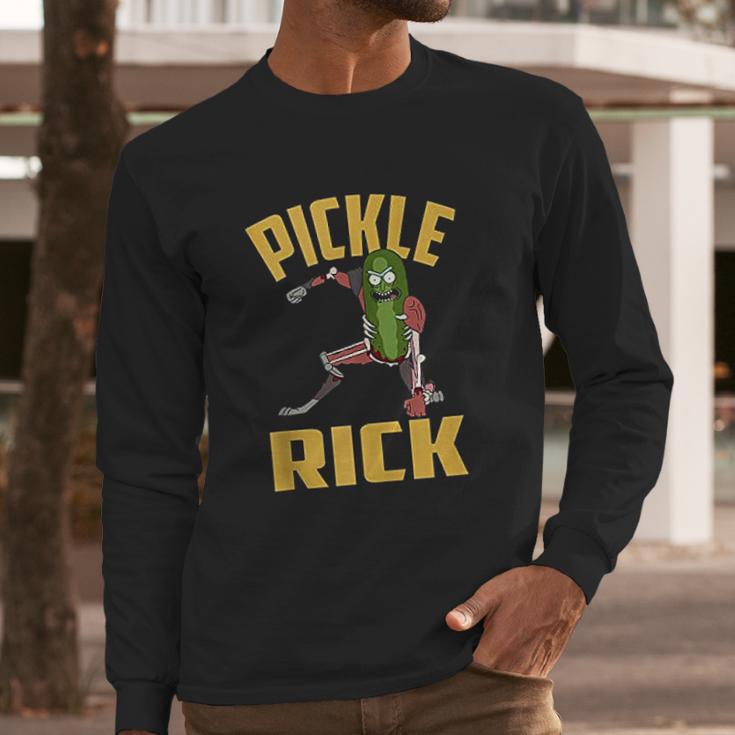 Rick And Morty Pickle Rick Ground Punch Long Sleeve T-Shirt Gifts for Him