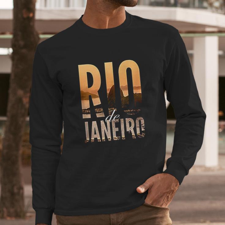 Rio De Janeiro Brazil Brazilian Long Sleeve T-Shirt Gifts for Him