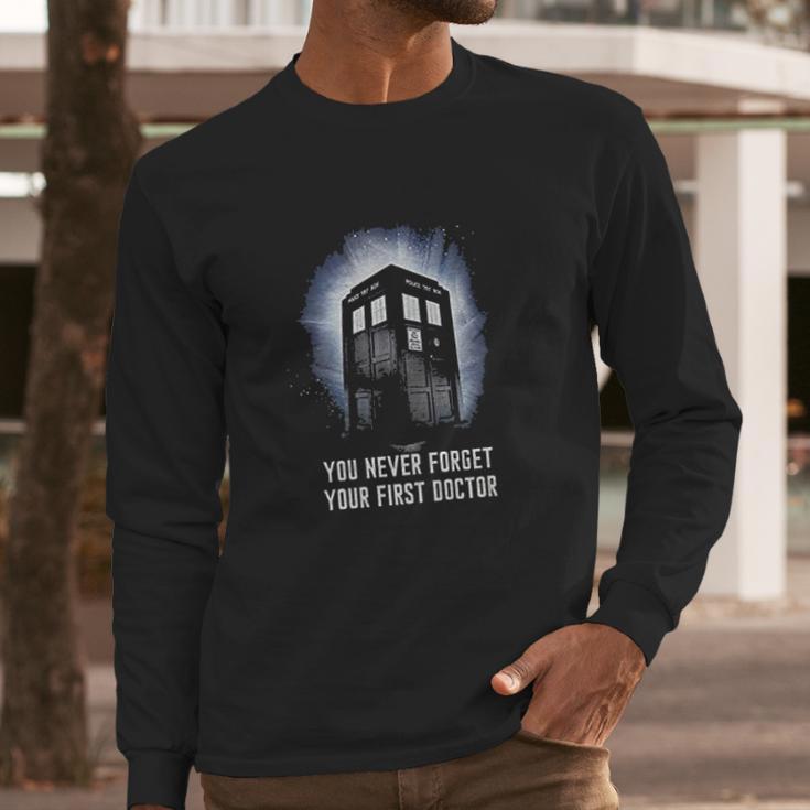 Ripple Junction Doctor Who First Doctor Adult Long Sleeve T-Shirt Gifts for Him