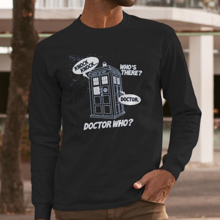 Ripple Junction Doctor Who Knock Long Sleeve T-Shirt Gifts for Him