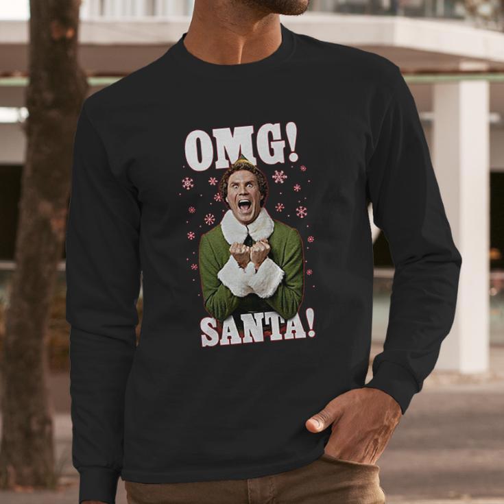 Ripple Junction Elf Buddy Omg Santa Long Sleeve T-Shirt Gifts for Him