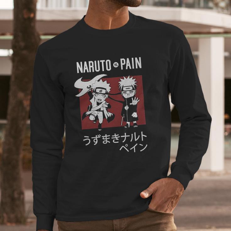 Ripple Junction Naruto Shippuden Naruto Vs Pain Long Sleeve T-Shirt Gifts for Him