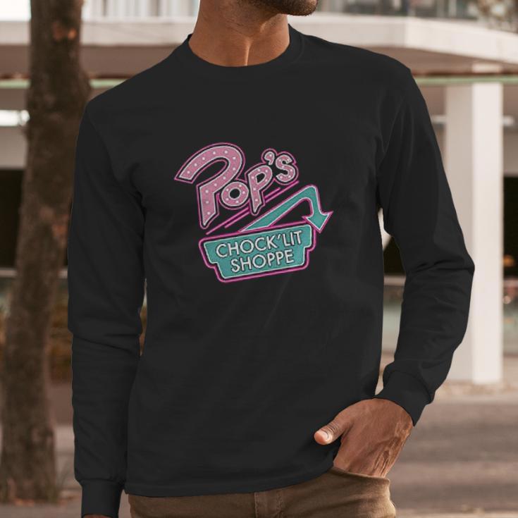 Riverdale Pops Chocklit Shoppe Boyfriend Fit Long Sleeve T-Shirt Gifts for Him