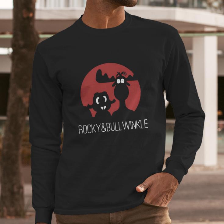 Rocky And Bullwinkle Long Sleeve T-Shirt Gifts for Him