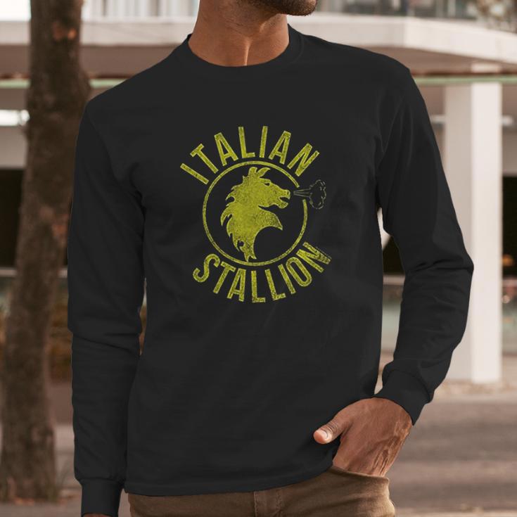 Rocky Italian Stallion Black Long Sleeve T-Shirt Gifts for Him