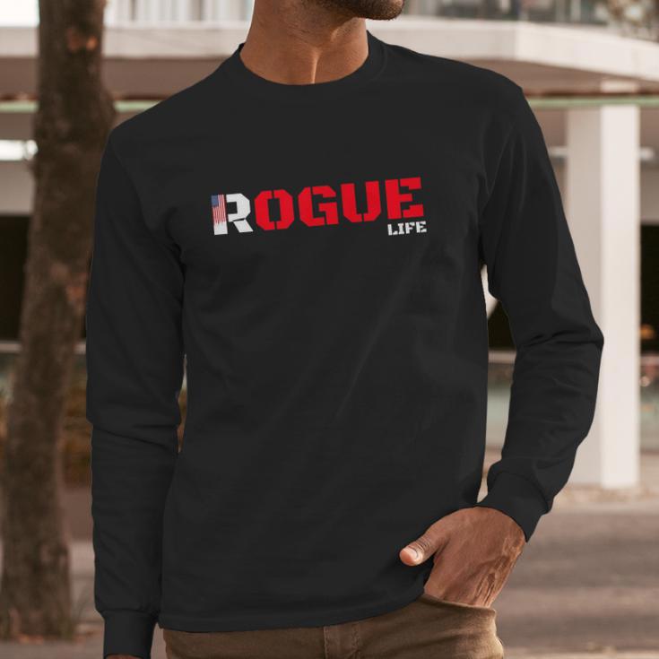 Rogue Funny Gift Cool Military Style Armed Forces Bad Boy Gift Long Sleeve T-Shirt Gifts for Him