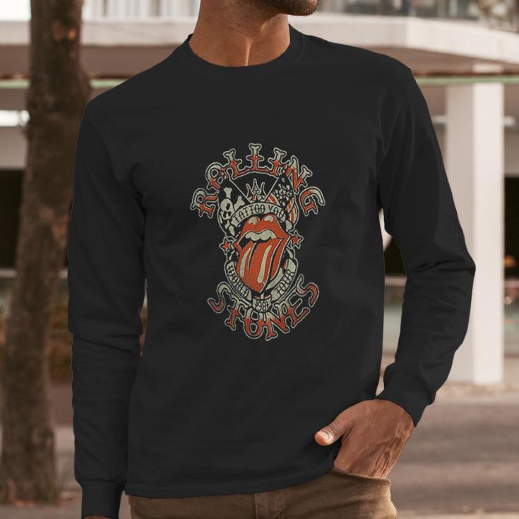 Rolling Stones Tattoo You Tour Black Youth Long Sleeve T-Shirt Gifts for Him