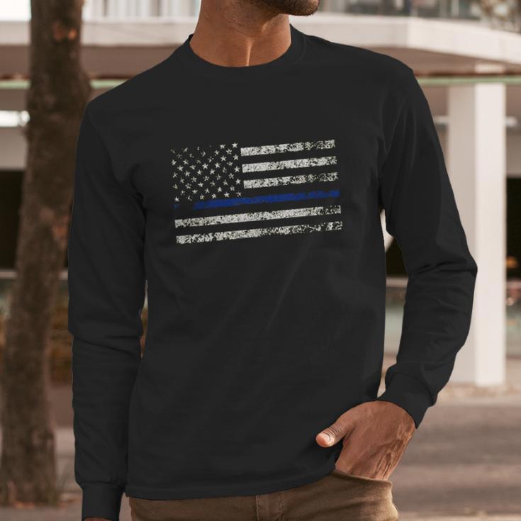 Rothco Thin Blue Line Long Sleeve T-Shirt Gifts for Him