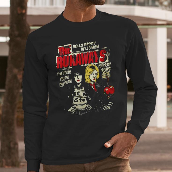 The Runaways Cherry Bomb Tshirt Long Sleeve T-Shirt Gifts for Him