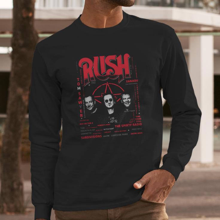 Rush Matrix Long Sleeve T-Shirt Gifts for Him