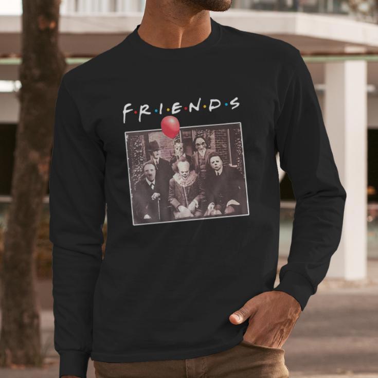 Scariest Horror Movie Characters Friends Shirt Long Sleeve T-Shirt Gifts for Him