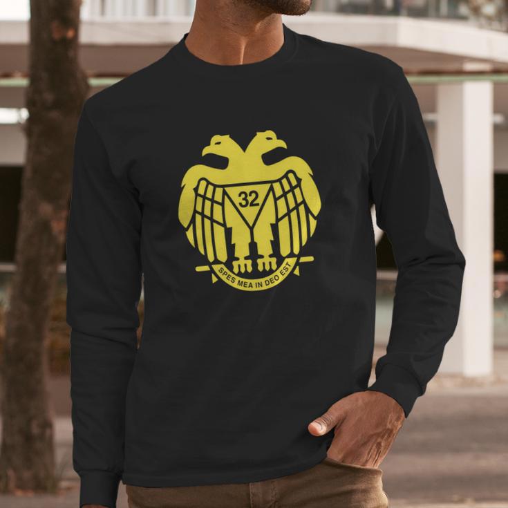 Scottish Rite 32Nd Degree Spes Mea In Deo Est Long Sleeve T-Shirt Gifts for Him